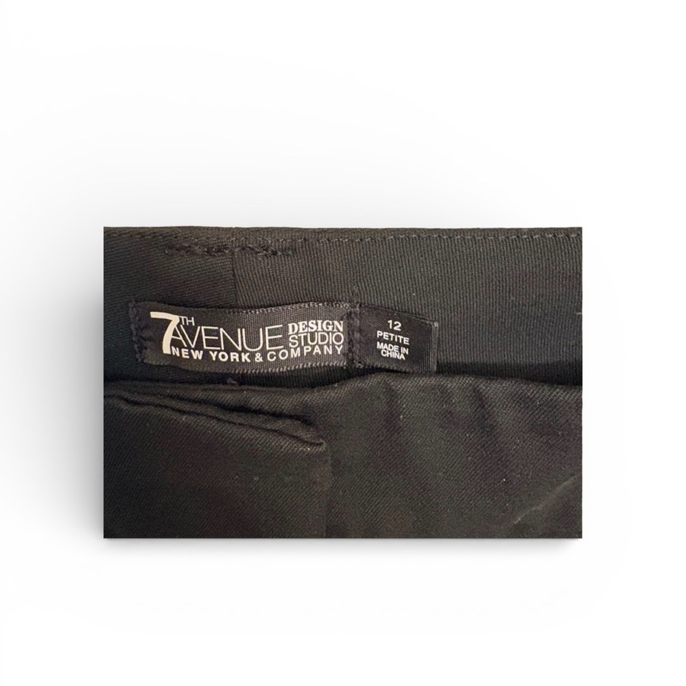 7th Ave. Design Studio Black Women's Pants - Picture 3 of 3